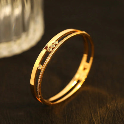 [Select]Move Romane Diamond Bangle Bracelet