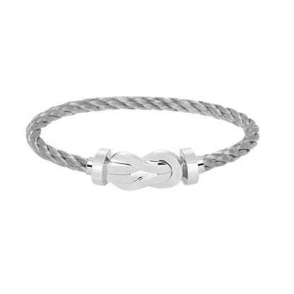 [Select]CHANCE LARGE 8 FIGURE BUCKLE NO DIAMOND BRACELET SILVER