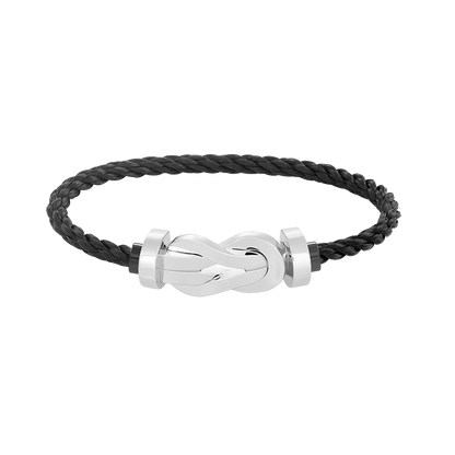 [Select]CHANCE LARGE 8 FIGURE BUCKLE NO DIAMOND BRACELET SILVER