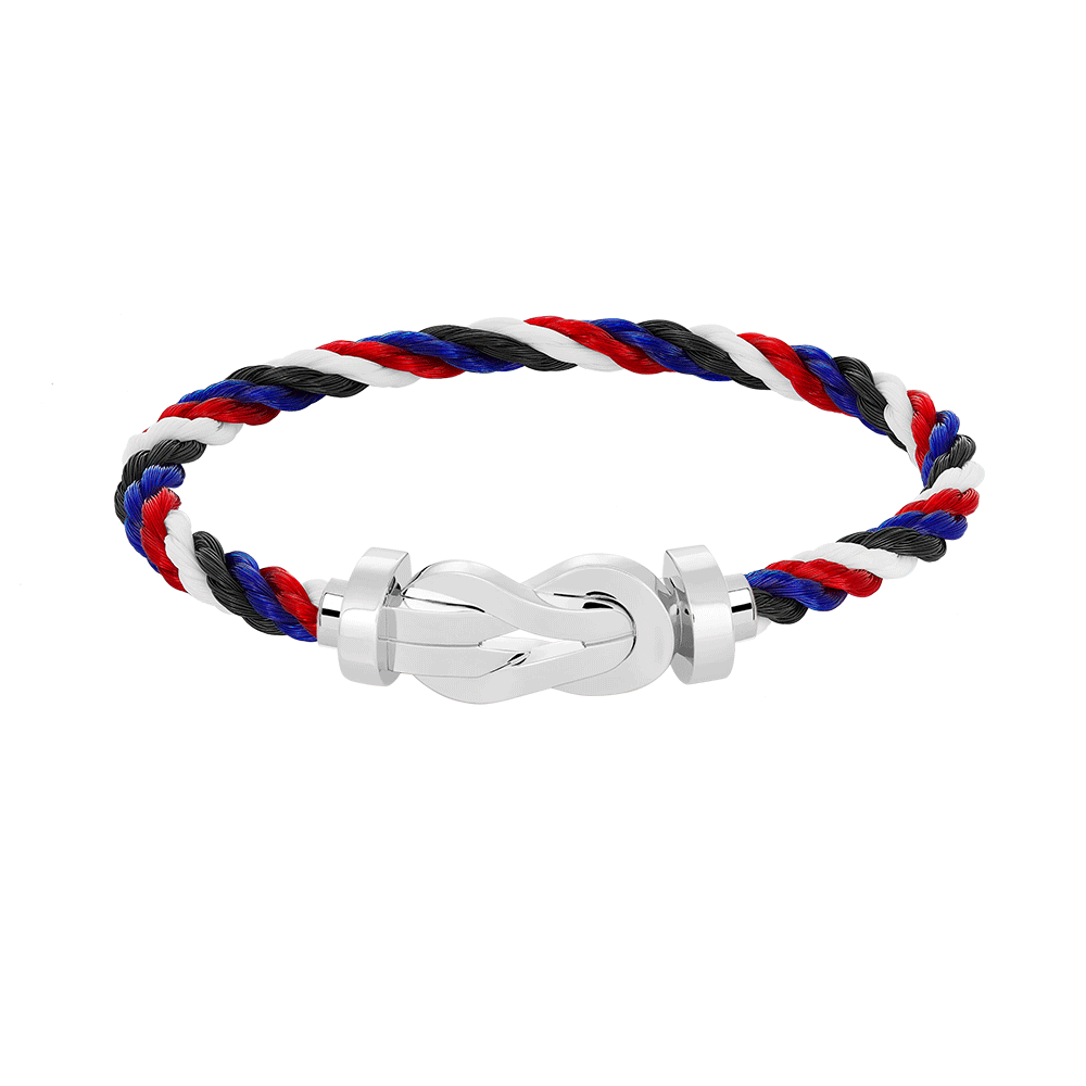 [Select]CHANCE LARGE 8 FIGURE BUCKLE NO DIAMOND BRACELET SILVER
