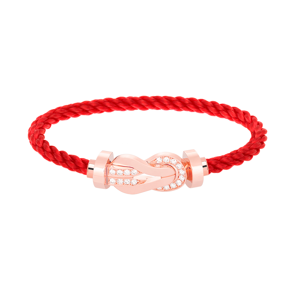 [Select]CHANCE LARGE 8 FIGURE BUCKLE HALF DIAMOND BRACELET Select GOLD