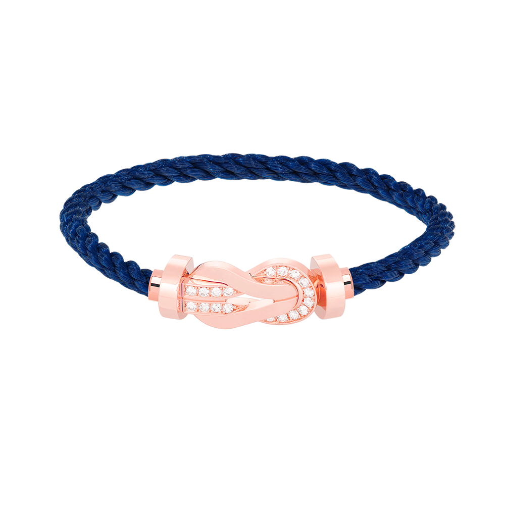 [Select]CHANCE LARGE 8 FIGURE BUCKLE HALF DIAMOND BRACELET Select GOLD