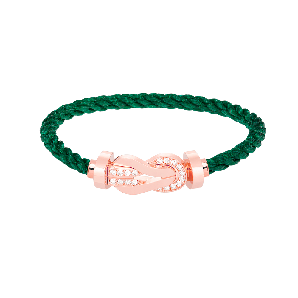 [Select]CHANCE LARGE 8 FIGURE BUCKLE HALF DIAMOND BRACELET Select GOLD