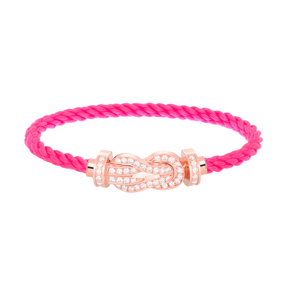 [Select]CHANCE LARGE 8 FIGURE BUCKLE FULL DIAMOND BRACELET Select GOLD