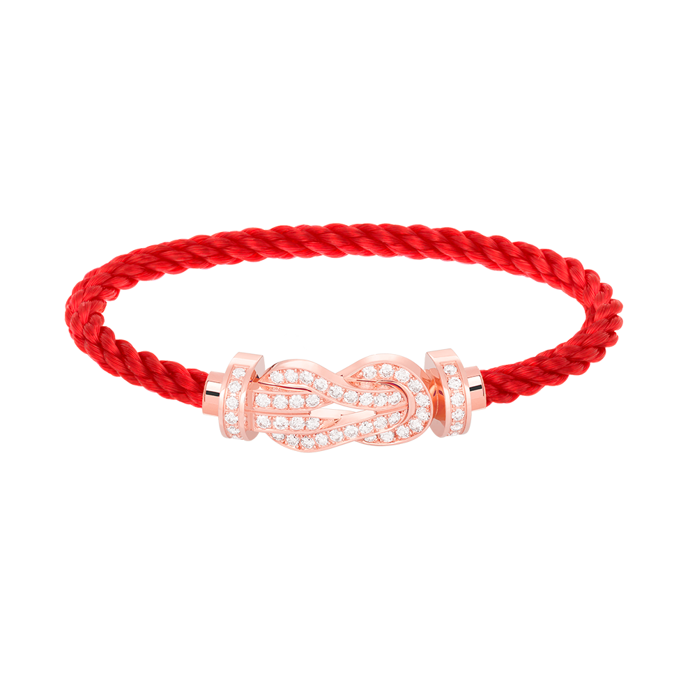 [Select]CHANCE LARGE 8 FIGURE BUCKLE FULL DIAMOND BRACELET Select GOLD