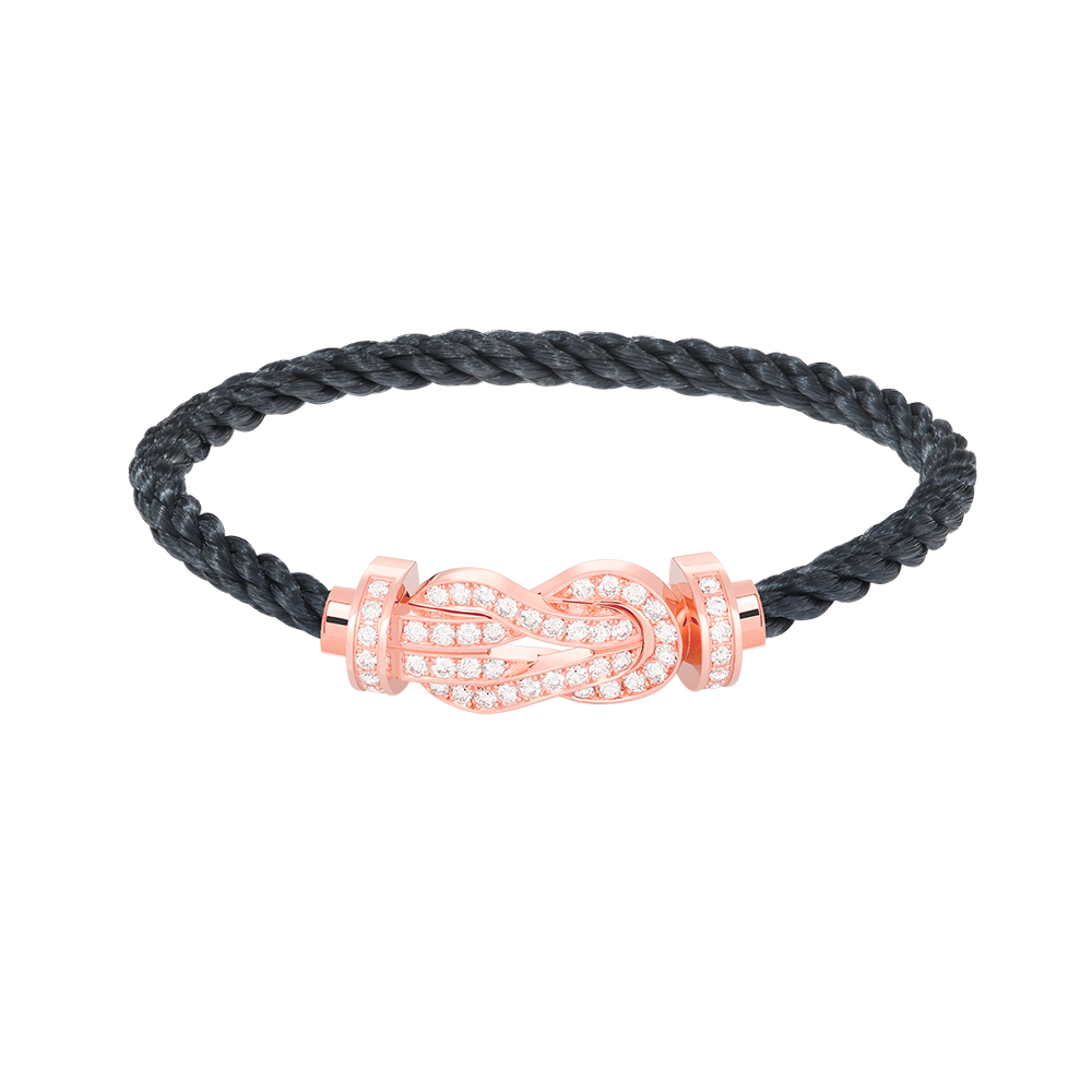 [Select]CHANCE LARGE 8 FIGURE BUCKLE FULL DIAMOND BRACELET Select GOLD