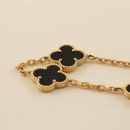 [Select] CLOVER 5 MOTIF ONYXS BRACELET COLLECTION