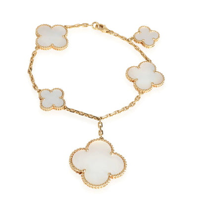 [Select]MAGIC CLOVER MOP GOLD BRACELET 5 MOTIFS