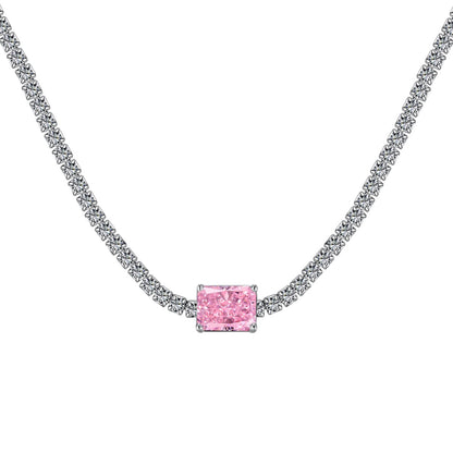 [select Jewelry]2.0 carat Ornate Emerald Cut Necklace