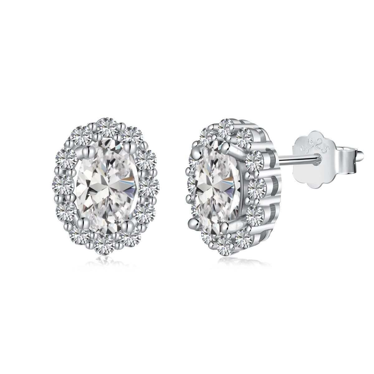 [select Jewelry]Delicate Unique Oval Cut Daily Earrings