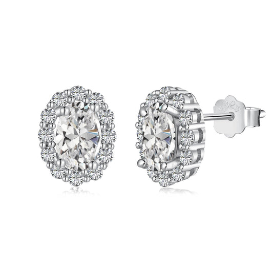 [select Jewelry]Delicate Unique Oval Cut Daily Earrings