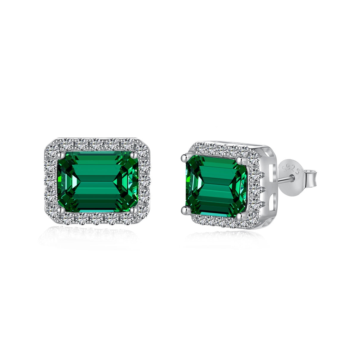 [select Jewelry]Luxurious Dainty Emerald Cut Banquet Earrings