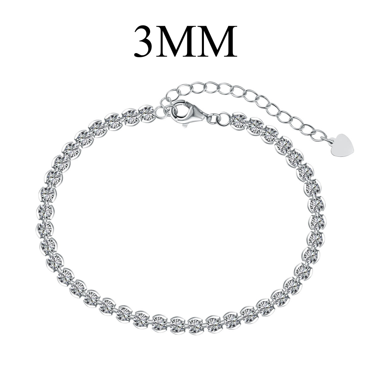 [select Jewelry]Ornate  Sparkling Round Cut Daily Bracelet