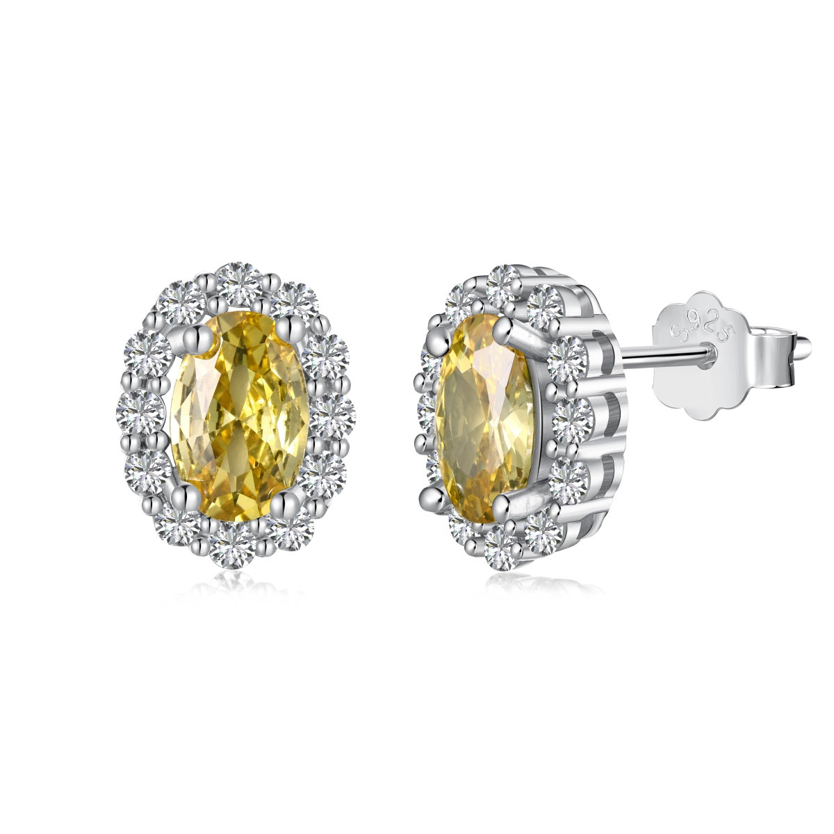 [select Jewelry]Delicate Unique Oval Cut Daily Earrings
