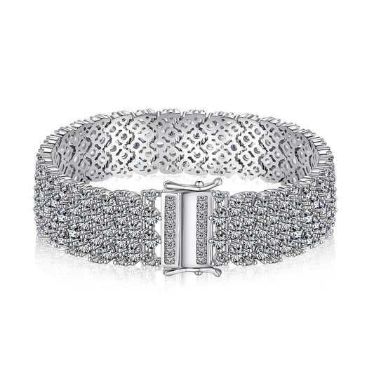 [select Jewelry]Ornate Elegant Round Cut Party Bracelet