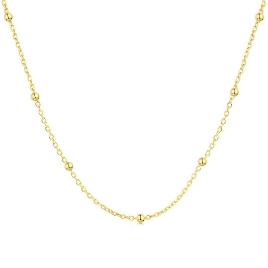 [select Jewelry]Small Bead Clavicle Chain Simple Necklace