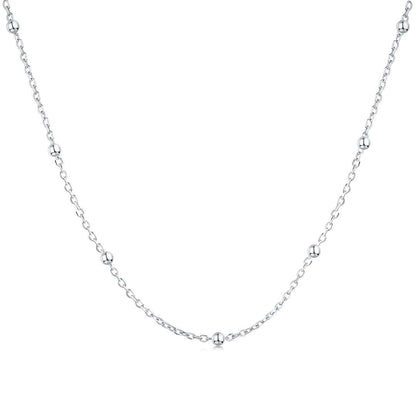 [select Jewelry]Small Bead Clavicle Chain Simple Necklace