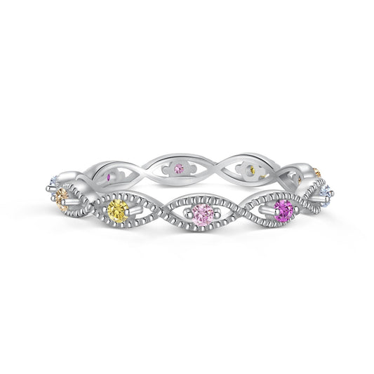 [select Jewelry]Elegant Energetic Round Cut Daily Ring