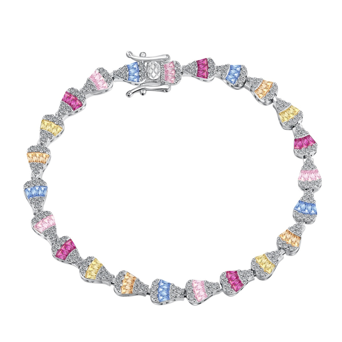 [select Jewelry]Radiant Water Drop Shape Daily Bracelet