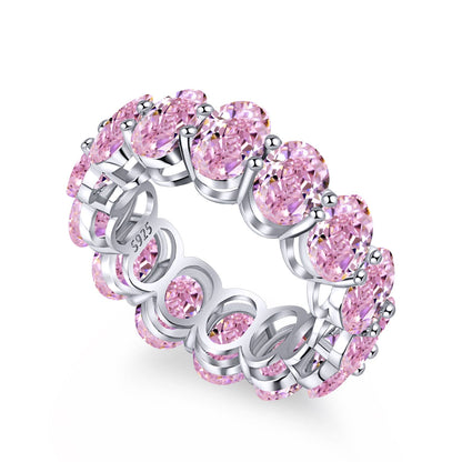 [select Jewelry]Dainty Elongated Cushion Cut Tennis Ring