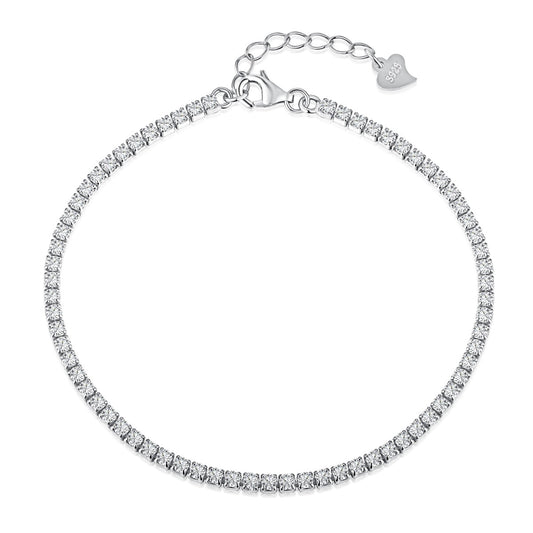 [select Jewelry]Radiant Shinning Princess Cut Tennis Bracelet