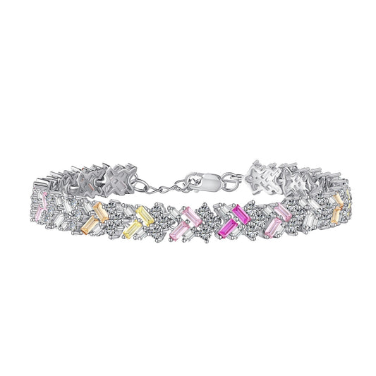 [select Jewelry]Dazzling Unique Multi Shape Daily Bracelet