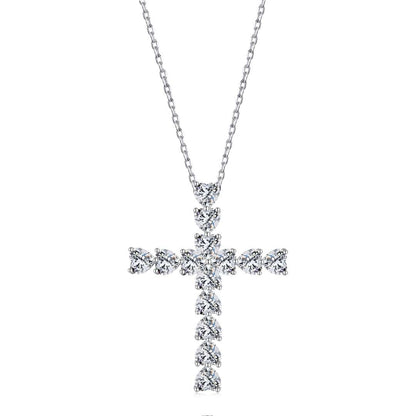 [select Jewelry]Radiant Cross Shape Necklace