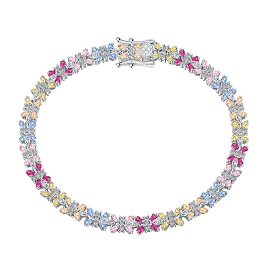 [select Jewelry]Radiant Colorful Emerald Cut Party Bracelet
