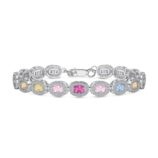 [select Jewelry]Exquisite Ornate Emerald Cut Daily Bracelet