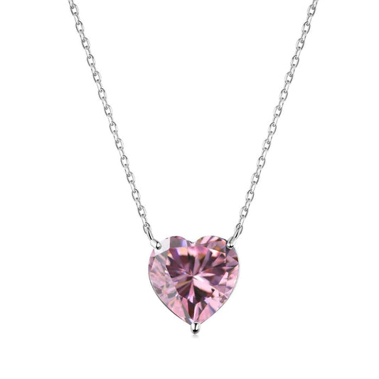 [select Jewelry]6.0 carat Radiant Heart Shape Necklace