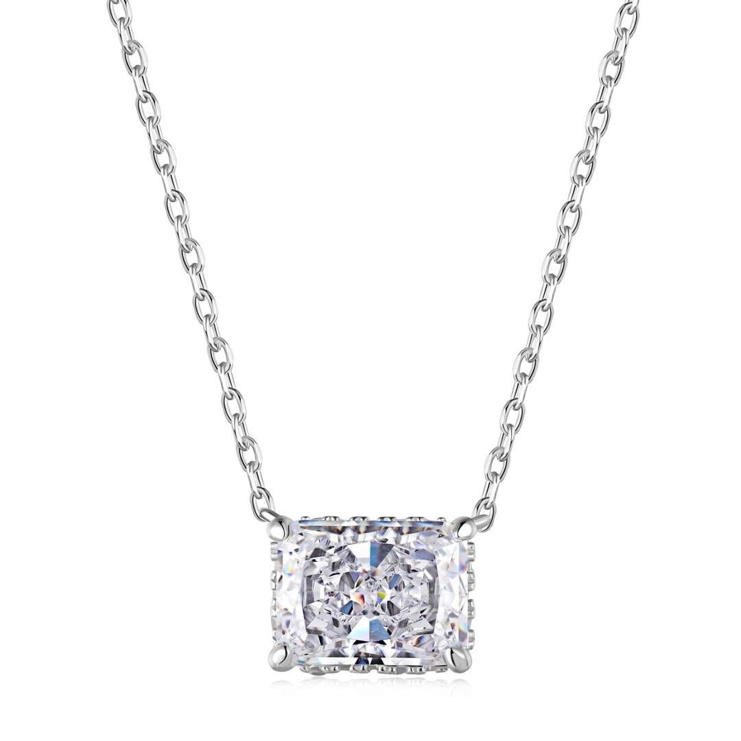 [select Jewelry]Luxurious Square Shape Colorful Necalack