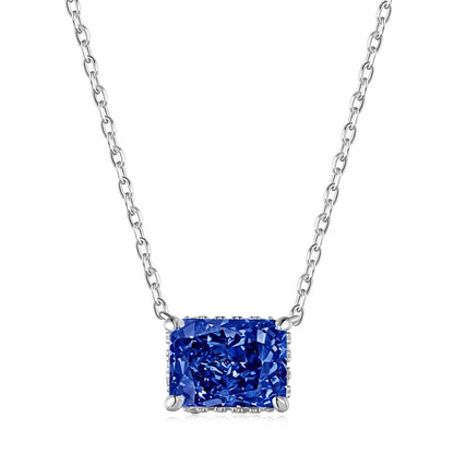 [select Jewelry]Luxurious Square Shape Colorful Necalack