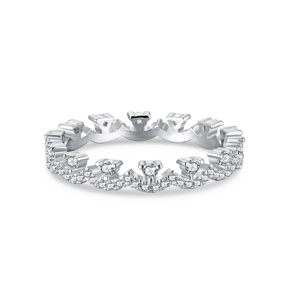 [select Jewelry]Elegant Resplendent Round Shape Party Ring