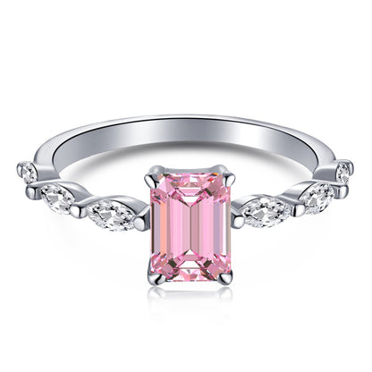 [select Jewelry]1.0 Carat Dainty Resplendent Radiant Cut Daily Ring