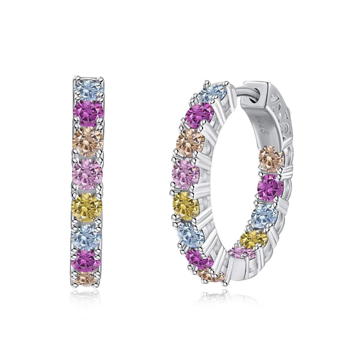 [select Jewelry]Unique Round Cut Daily Earrings