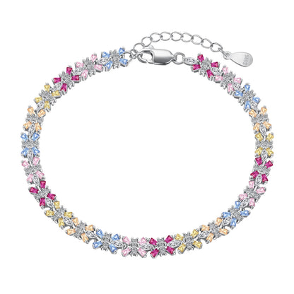 [select Jewelry]Radiant Colorful Emerald Cut Party Bracelet