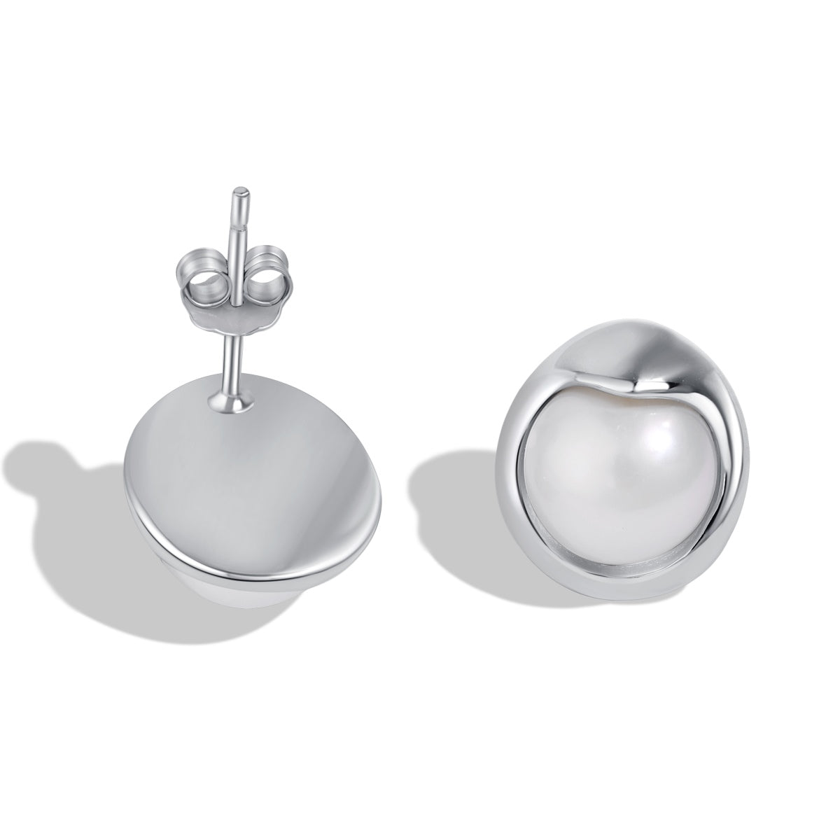 [select Jewelry]Dainty Bread Pearl Earrings