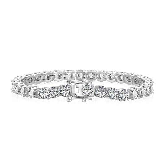 [select Jewelry]Ornate Sparkling Round Cut Wedding Bracelet