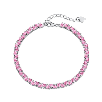[select Jewelry]Dazzling Romantic Heart Shape Lover Bracelet