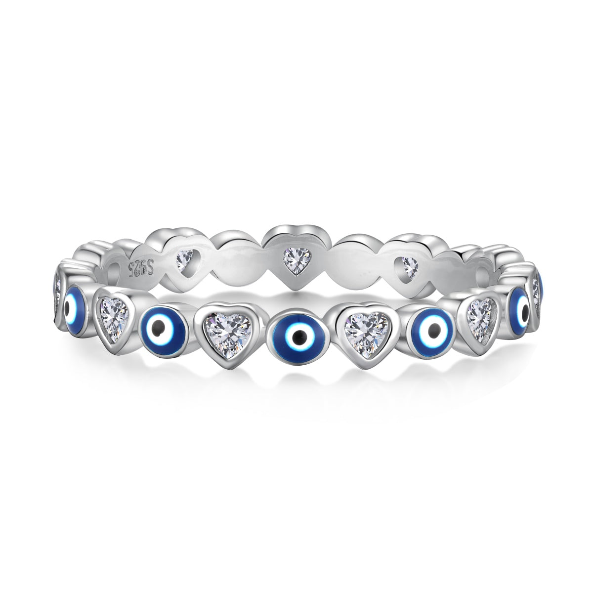 [select Jewelry]Radiant Colorful Round Shape Daily Ring