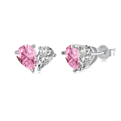 [select Jewelry]Dazzling Elegant Heart Cut Lover Earrings