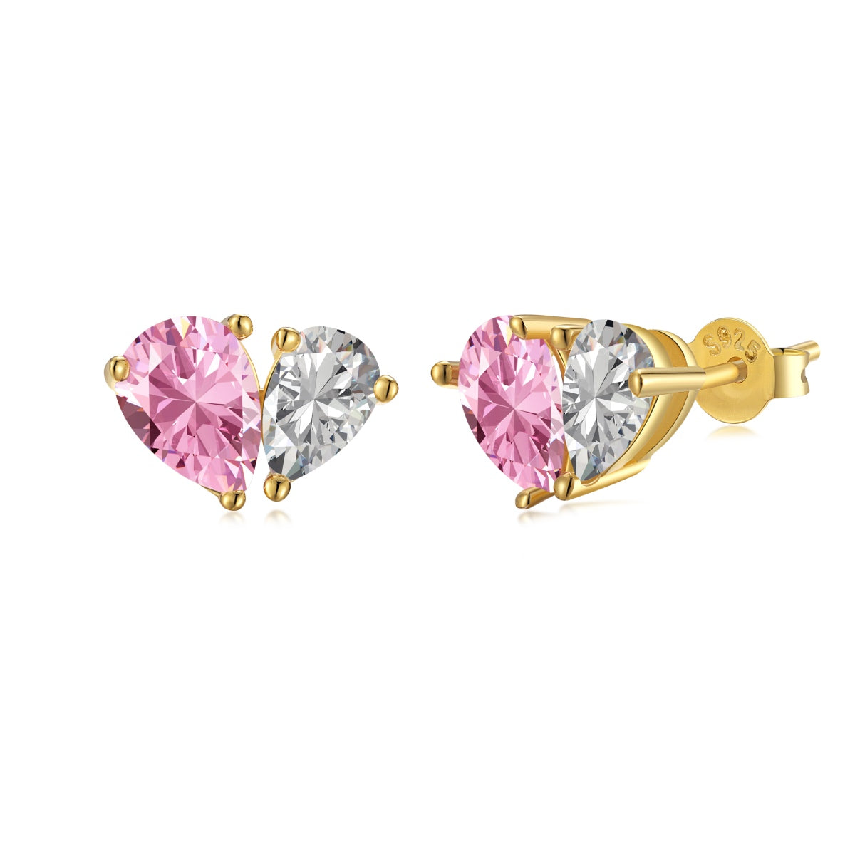 [select Jewelry]Dazzling Elegant Heart Cut Lover Earrings