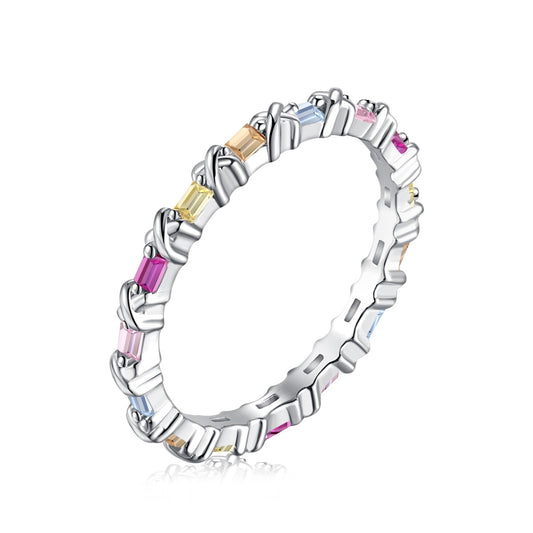 [select Jewelry]Charming Colorful Round Cut Daily Ring