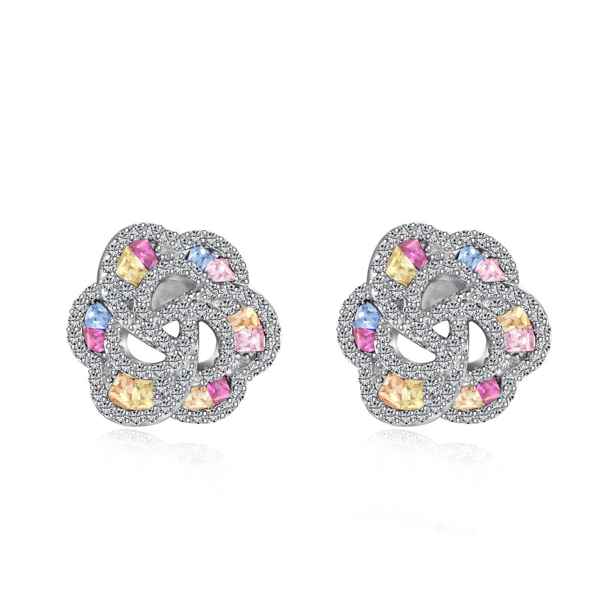 [select Jewelry]Exquisite Flower Shape Daily Earrings
