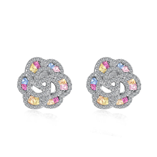 [select Jewelry]Exquisite Flower Shape Daily Earrings
