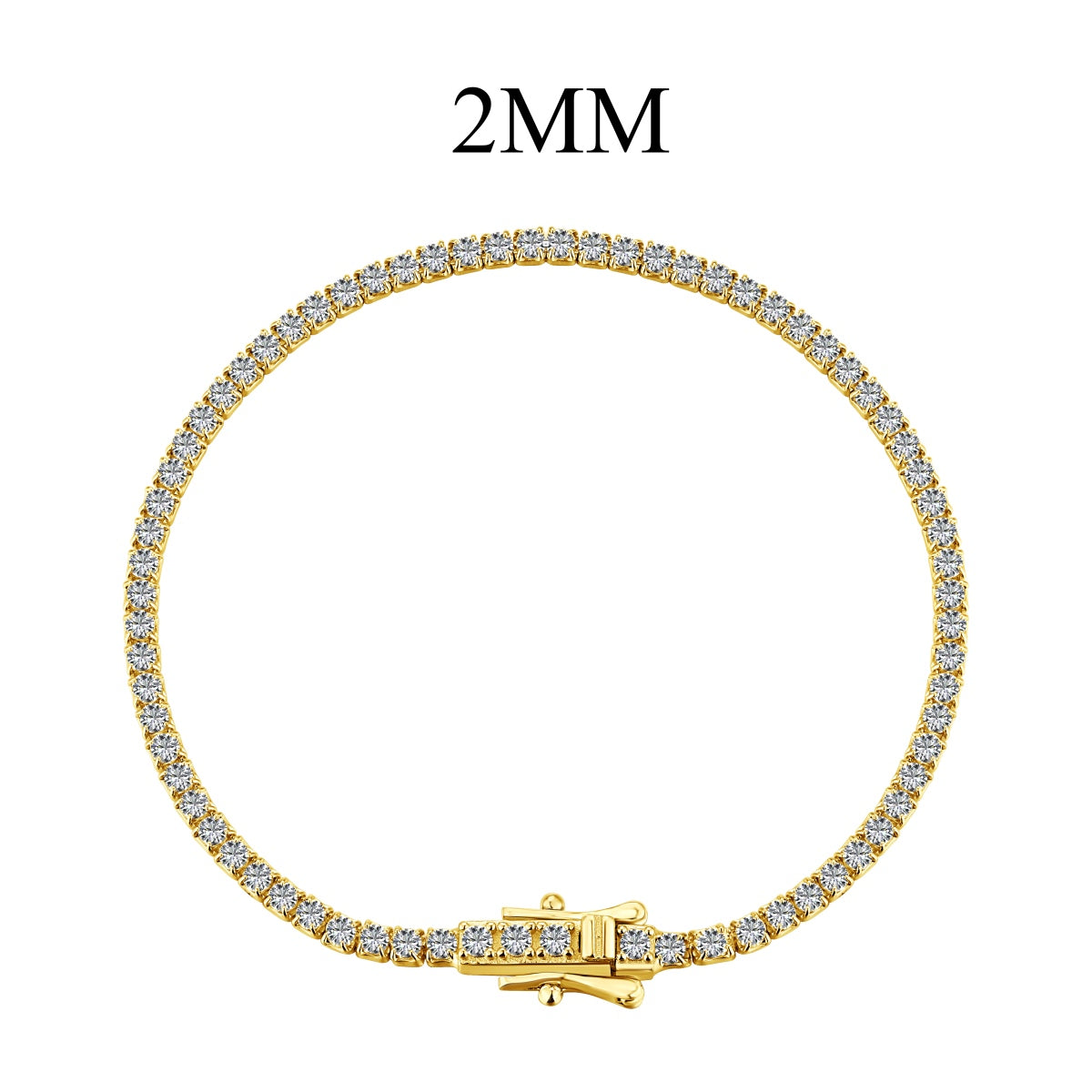 [select Jewelry]Radiant Colorful Round Cut Party Bracelet