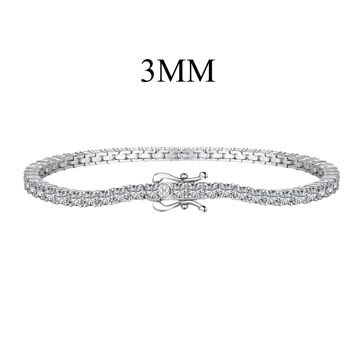 [select Jewelry]Dainty Charming Round Cut Tennis Bracelet