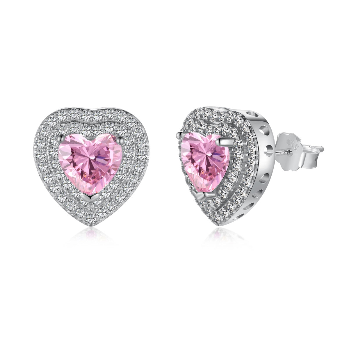 [select Jewelry]Dazzling Heart Shape Lover Earrings