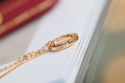 [Select]LOVE NECKLACE ADJUSTABLE Select GOLD 2 DIAMOND