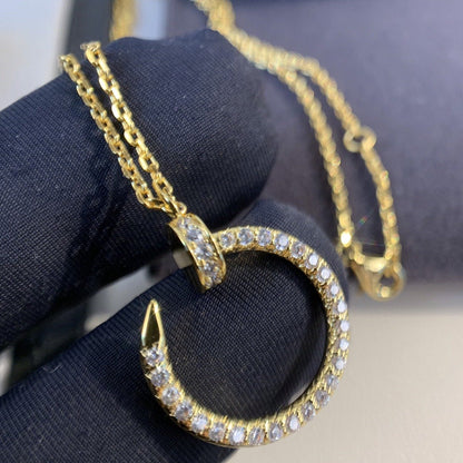 [Select]JUSTE NECKLACE GOLD DIAMONDS